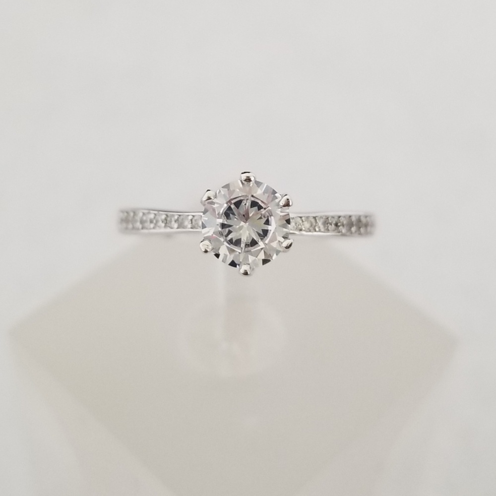 Sterling 1.25ct TW Solitaire - Picture 2 of 8